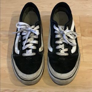 Black “suede” Vans